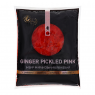 JS ІМБИР МАРИНОВАНИЙ  РОЖЕВИЙ 1КГ - Фото