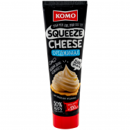 Сыр плавленный Комо Squeeze cheese ориджинал 50% 150г - Фото