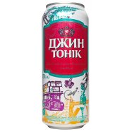 Напиток Оболонь Джин тоник слабоалкогольн сильногаз 8% 0,5л - Фото