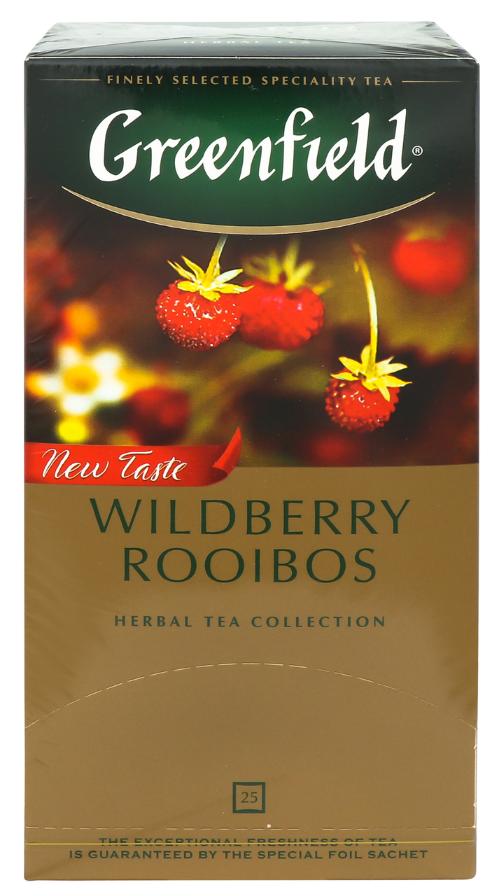 Чай Greenfield Wildberry Rooibos травяной 25*1.5г купить онлайн с ...