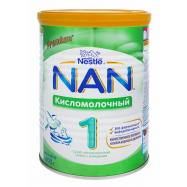 Смесь Nan Кисломолочный 1 сухая д/дет с рождения 400г - Фото