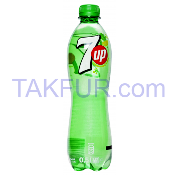 Напиток 7UP безалкогольный сильногазированный 0,5л - Фото