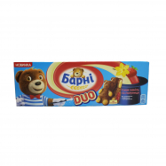 Пирожное бисквитное Барни Duo клубника и ваниль 150г - Фото