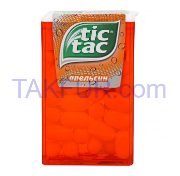 Драже tic tac со вкусом апельсина 16г - Фото