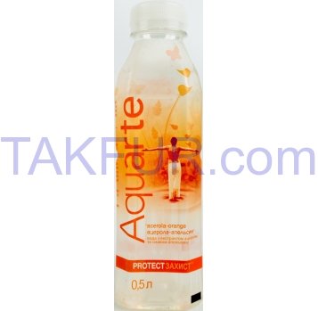 Напиток Aquarte Protect ацерула-апельсин б/алк н/газ 0,5л - Фото