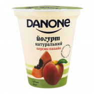 DANONE ЙОГУРТ 260Г : ПЕРСИК-ПАПАЙ - Фото