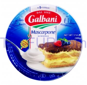 Сыр Galbani Маскарпоне свежий 80% 500г - Фото