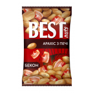 Арахис Best nuts жареный соленый со вкусом бекона 50г - Фото