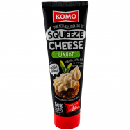 Сыр плавленный Комо Squeeze cheese с луком шалот 50% 150г - Фото
