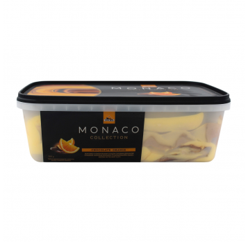Морозиво Три Ведмеді Monaco Collection шокол-апельс 10% 500г - Фото