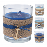 СВІЧКА OCEAN У/СКЛІ 8Х10СМ В АС - Фото