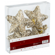 TH ПІДВІСКА ЗІРКА 12СМ 4ШТ : ЗОЛОТИЙ2 - Фото