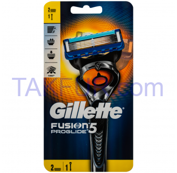Бритва Gillette Fusion ProGl с кассетой 1шт + кассета 1шт - Фото