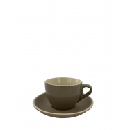 RIOBA ЧАШКА З/БЛЮДЦЕМ 180МЛ : БЕЖ - Фото