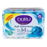 Мыло туалетное Duru Soft Sensat Крем и морс мин 90г*4шт 360г - Фото