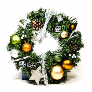 TAR.HOUSE ВІНОК РІЗДВ З ДЕКОР 30 СМ - Фото