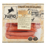 Сосиски Ранчо Вкусные для хот-дога из мяса птицы кг - Фото