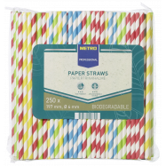 M.PROF ПАПЕР СОЛОМ 197*6ММ 250ШТ - Фото