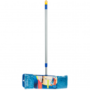 ШВАБРА ПЛОСКА З ТЕЛ. РУЧК. 73-128 СМ. - Фото