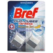 Кубики д/бачк Duo-Cubes Гигиен Bref 100г - Фото