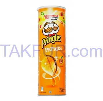 Чипсы Pringles Паприка картофельные 165г - Фото