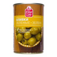FL ОЛИВКИ ЗЕЛЕНІ Б/К 314МЛ - Фото