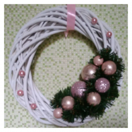 ВІНОК  НАТУРАЛЬНИЙ 30 СМ - Фото