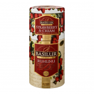 Чай Basilur Рухуну и клубника Цветы и фрукты 125г - Фото