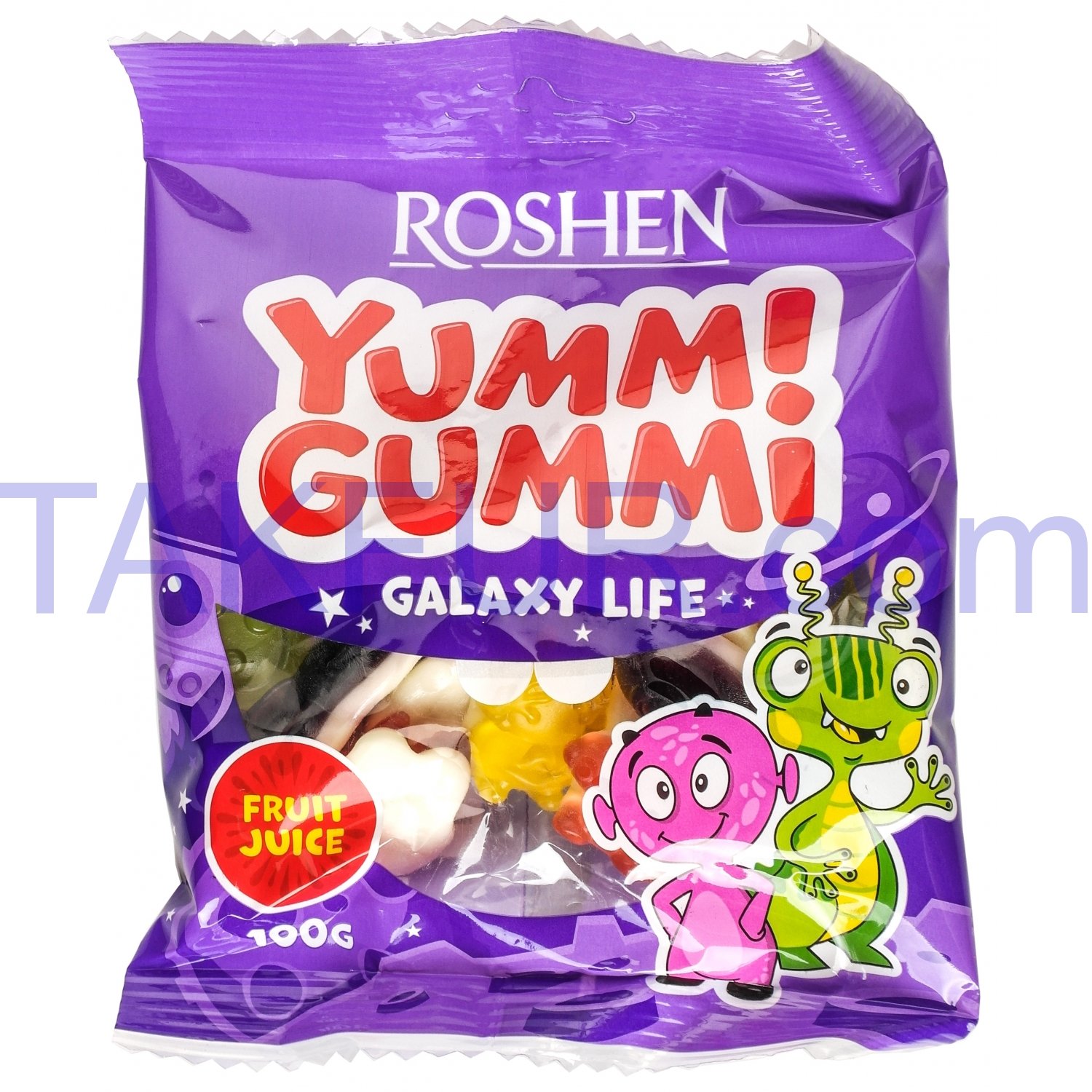 Конфеты Roshen Yummi Gummi Galaxy life желейные 100г купить онлайн с ...