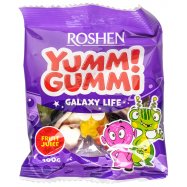 Конфеты Roshen Yummi Gummi Galaxy life желейные 100г - Фото