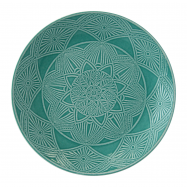 Тарелка обеденная Milika.Prosperity Azure круглая 27 см - Фото