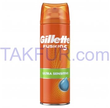 Гель для бритья Gillette Fusion для чувствительной кож 200мл - Фото
