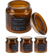 Свічка у свічнику ароматична 100X115 мм - Фото