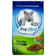 Корм PreVital с мясом птицы сух для стерил/кастр котов 1,6кг - Фото