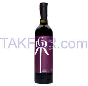 Вино Вина Гулієвих Саперави Select сухое красн 13% 0,75л - Фото