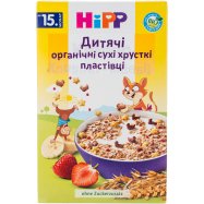 Хлопья HiPP Детские сухие хрустящие с 15-ти мес 200г - Фото