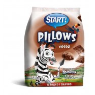 Завтраки сухие Start! Подушечки с какао-начинкой 500г - Фото