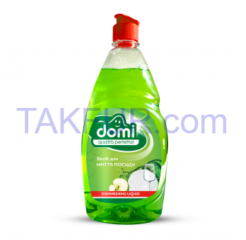 Засіб Domi для миття посуду Яблуко 900мл - Фото