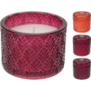 Свічка ароматична у свічнику 8,9X8,9X8,7 см - Фото