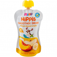 Смузи HiPP Hippis Персик с яблоком банан д/детей 12 мес 120г - Фото