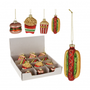 Прикраса новорічна ялинкова 10 см - Фото