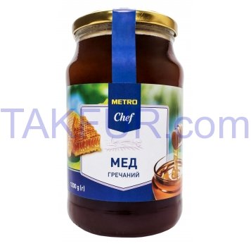 Мед Metro Chef натуральный гречишный 1200г - Фото