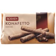 Трубочки вафельные Roshen Konafetto Cocoa с начинкой 156г