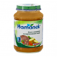 HAMANEK ПЮРЕ ЯГНЯ+МОРК+КАРТ 190Г - Фото