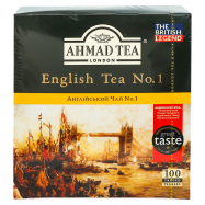 Чай Ahmad Tea London Английский №1 черн с бергамот 2г*100шт - Фото