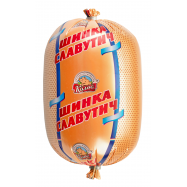 Ветчина Колос Чернівецькі ковбаси Славутич вареная в/с весов - Фото