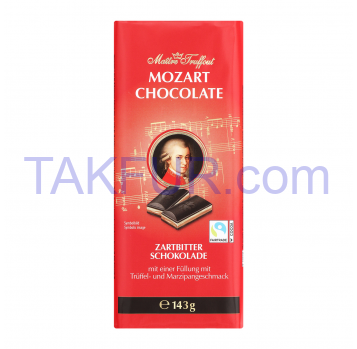 Шоколад Maitre Truffout Mozart темный 143г - Фото