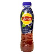 Напиток Lipton Чай черный вкус голубики безалког н/г 0,5л - Фото