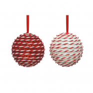 Куля Атлас пластикова в асортименті 10см - Фото