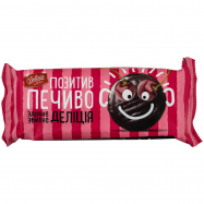 Печенье сдобное со вкусом вишни Delicia му 135г - Фото